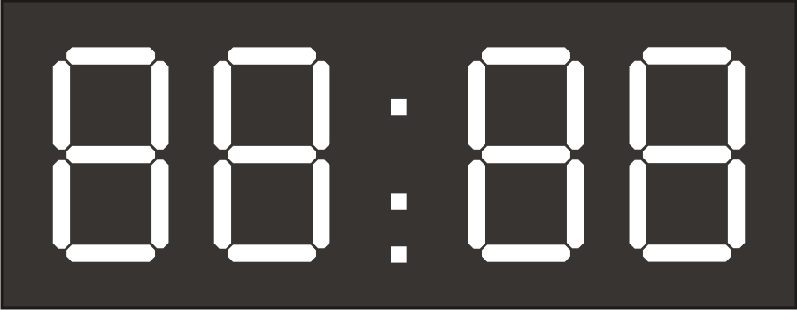 ПВ230Т светодиодные часы термометр 