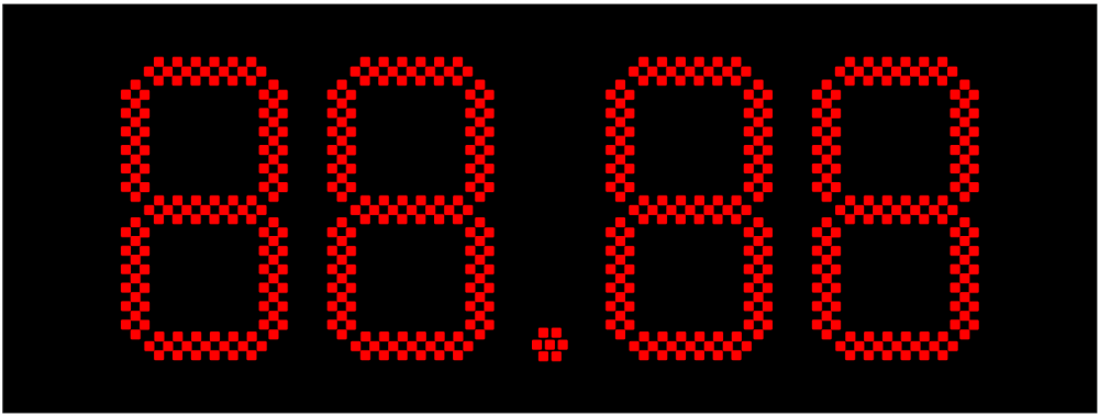 Табло АЗС П300_SMD