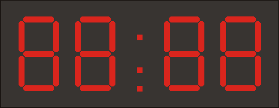 ПВ230Т светодиодные часы термометр 