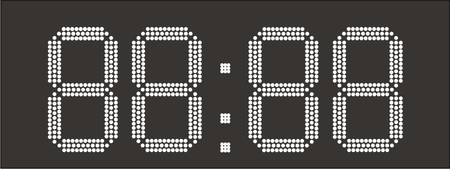 ПВ300Т светодиодные часы термометр 