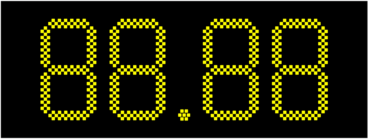 Табло АЗС П300_SMD
