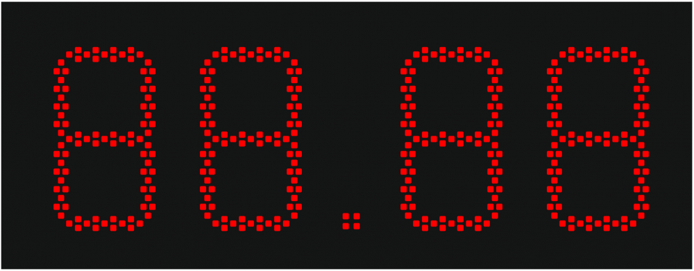 Табло АЗС П230_SMD