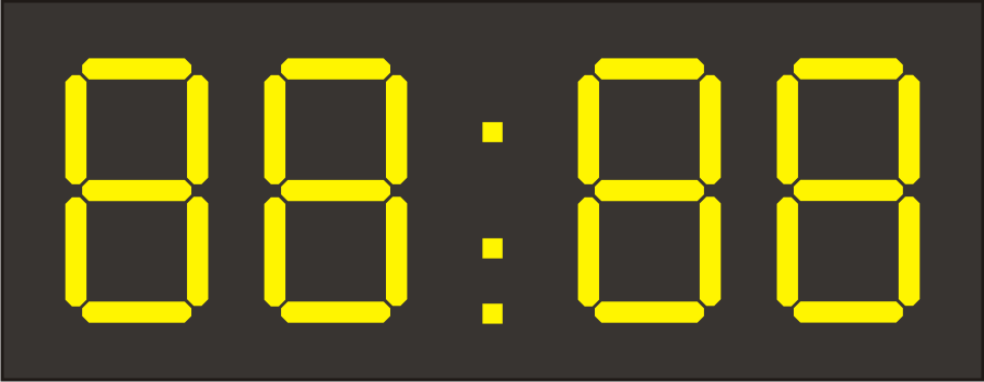 ПВ230Т светодиодные часы термометр 